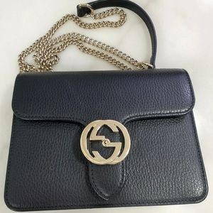 Gucci Small Dollar Interlocking GG Shoulder Bag